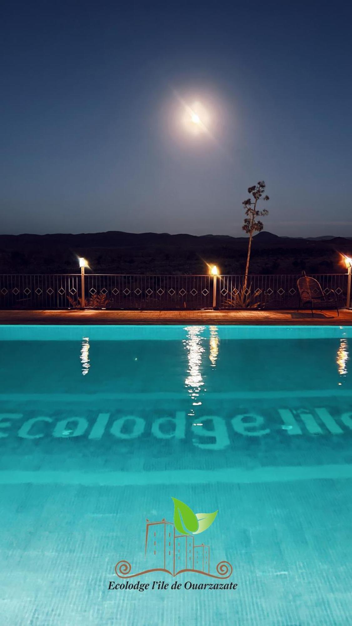 Ecolodge L'Ile De Ouarzazate Tarmigt ภายนอก รูปภาพ