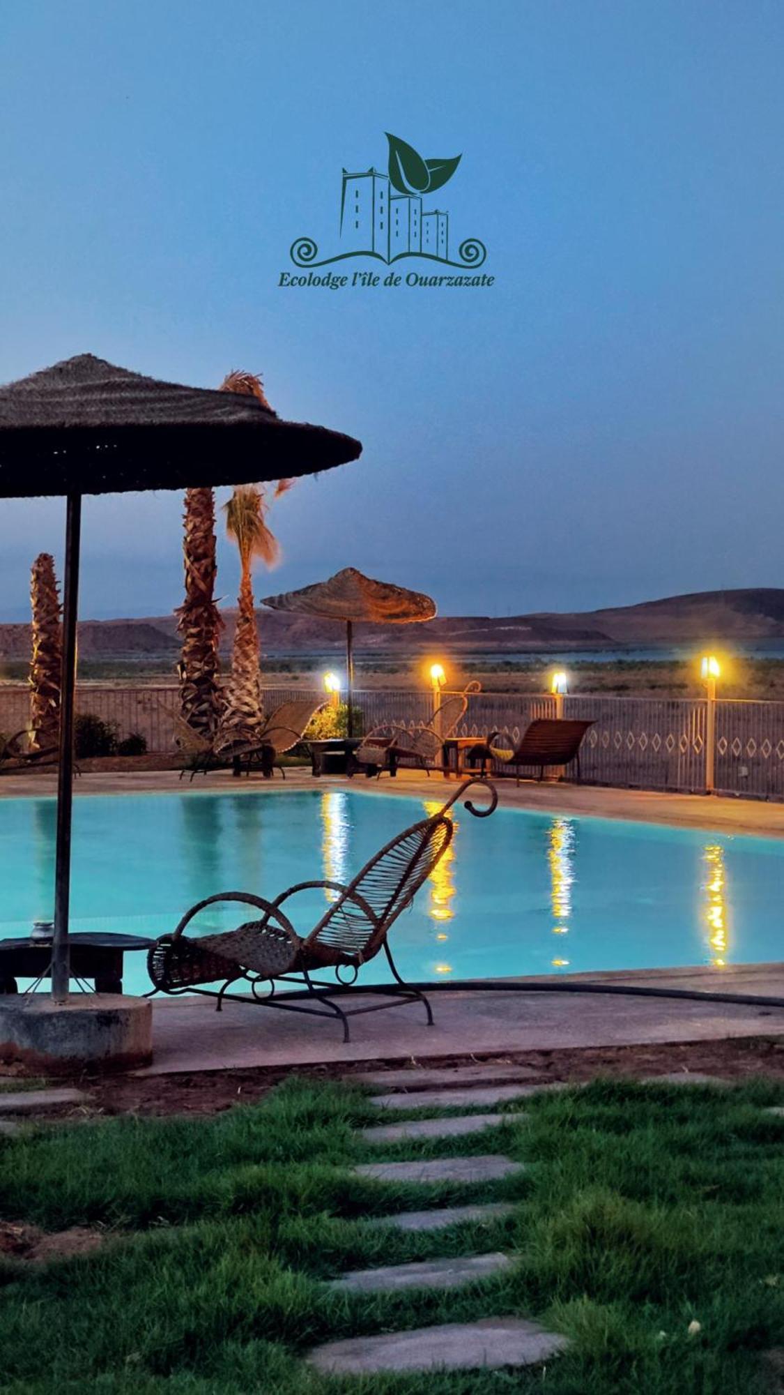 Ecolodge L'Ile De Ouarzazate Tarmigt ภายนอก รูปภาพ